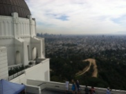 The Observatory looking over the trail & LA